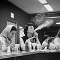 Sander's Lunch Counter, Woodward Ave. Detroit 1950, Bill Rauhauser.jpg